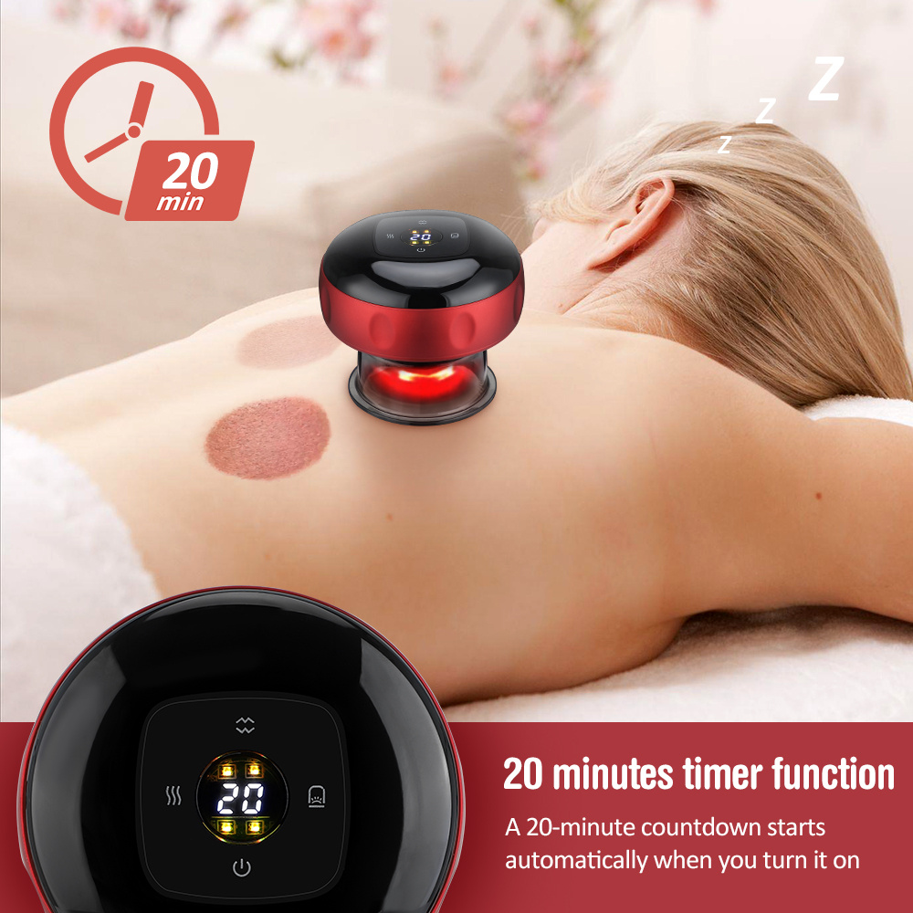 Elektrisch Cupping Massageapparaat, Oplaadbaar 4 Elektrisch Cupping Massageapparaat, Oplaadbaar - Afbeelding 4