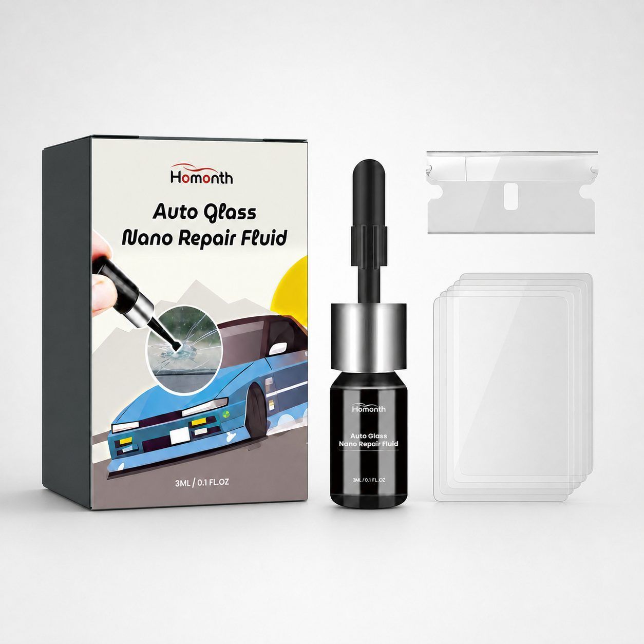 HOMONTH Reparatieset voor Sterretjes in de Voorruit 7 HOMONTH Reparatieset voor Sterretjes in de Voorruit - Afbeelding 7