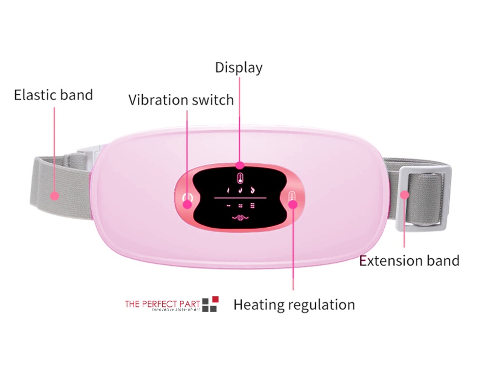 Draadloze Warmteband voor Menstruatiepijn met Vibratie 8 Draadloze Warmteband voor Menstruatiepijn met Vibratie - Afbeelding 8