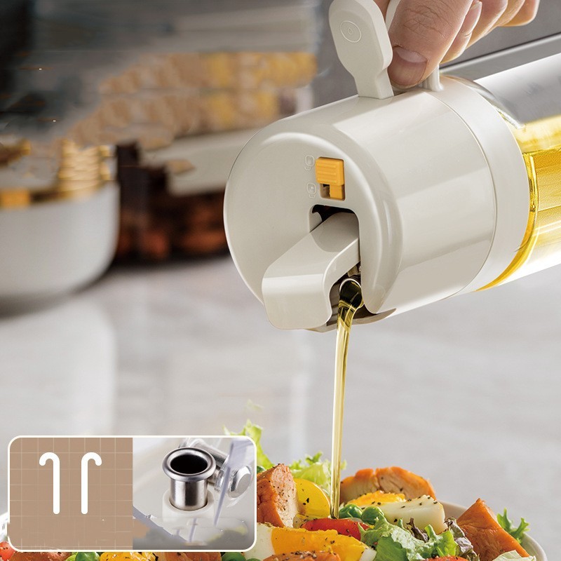 2 In 1 Oil Sprayer Bottle BBQ Cooking Oil Dispenser Olive Oil Pourers Sprayer Kitchen Baking Oil Mister Vinegar Bottle 7 2 In 1 Oil Sprayer Bottle BBQ Cooking Oil Dispenser Olive Oil Pourers Sprayer Kitchen Baking Oil Mister Vinegar Bottle - Afbeelding 7