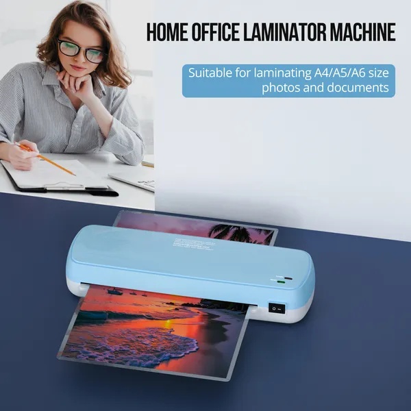 Lamineermachine voor A4, A5 en A6 met 10 Hoesjes 3 Lamineermachine voor A4, A5 en A6 met 10 Hoesjes - Afbeelding 3