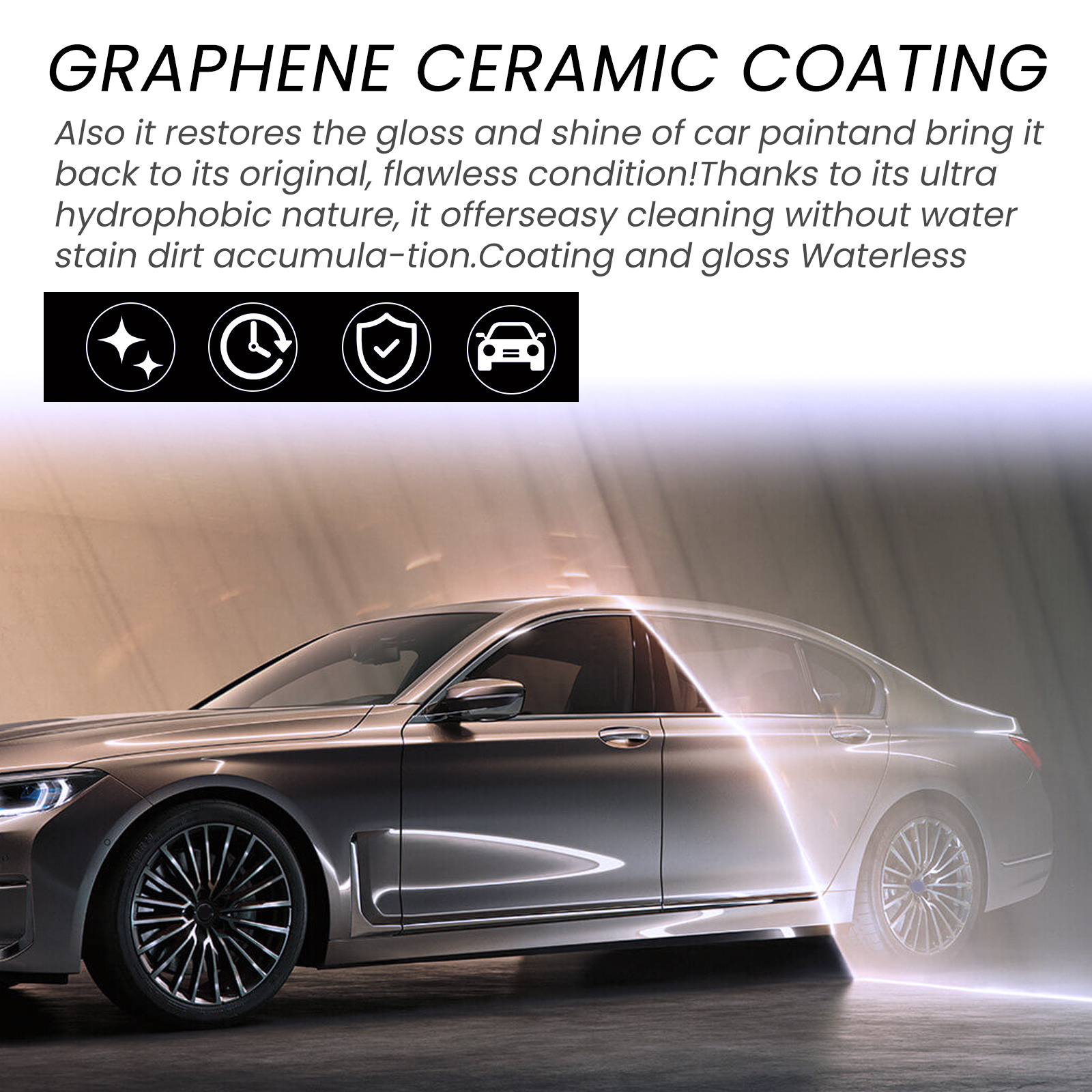 Grafeen Keramische Coating voor Auto, 70 ml 5 Grafeen Keramische Coating voor Auto, 70 ml - Afbeelding 5