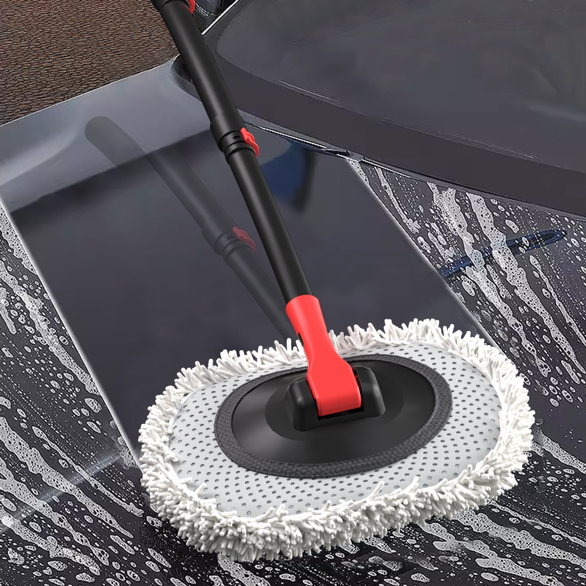 Autowasborstel met Waterdoorvoer en 10 m Slang 3 Autowasborstel met Waterdoorvoer en 10 m Slang - Afbeelding 3