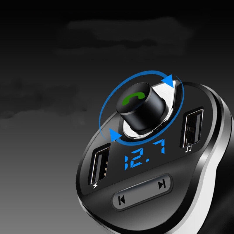 T20 Bluetooth FM-zender met MP3 en Lader 2 T20 Bluetooth FM-zender met MP3 en Lader - Afbeelding 2