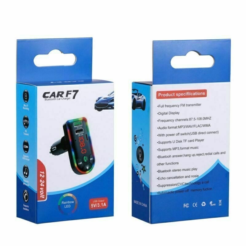 Bluetooth 5.0 FM-zender met 3.1A Snellader 10 Bluetooth 5.0 FM-zender met 3.1A Snellader - Afbeelding 10