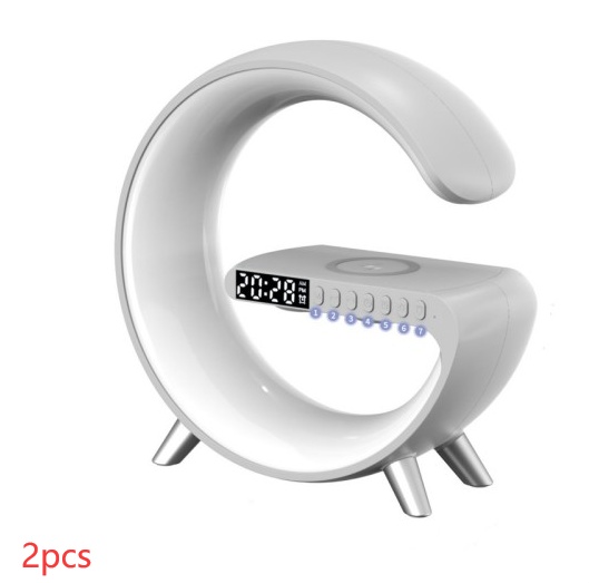 New Intelligent G Shaped LED Lamp Bluetooth Speake Wireless Charger Atmosphere Lamp App Control For Bedroom Home Decor 10 New Intelligent G Shaped LED Lamp Bluetooth Speake Wireless Charger Atmosphere Lamp App Control For Bedroom Home Decor - Afbeelding 10