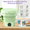 Opvouwbare Mini Wasmachine 8 Liter 12 Opvouwbare Mini Wasmachine 8 Liter