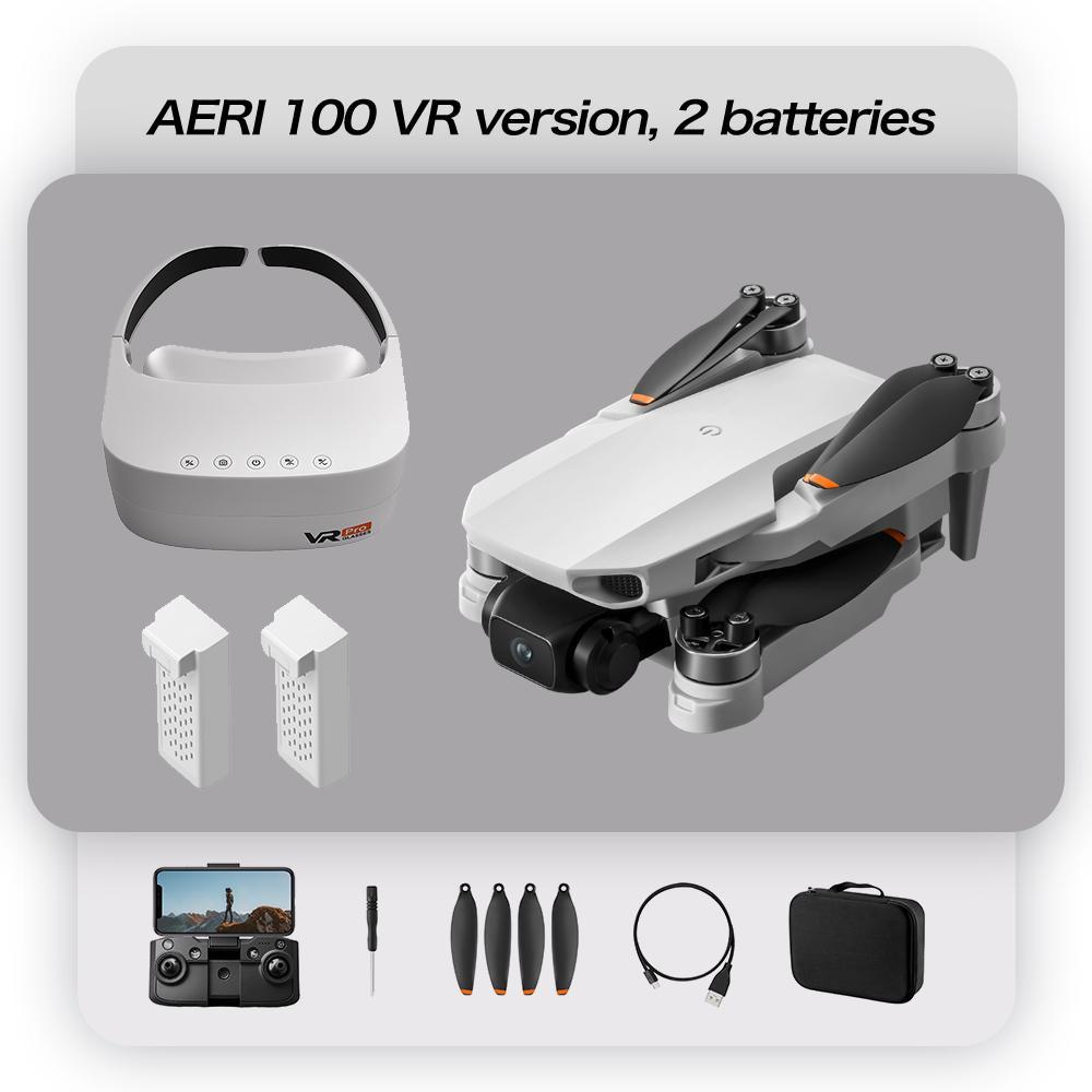 AERI 100 Opvouwbare Drone met VR-bril en Dubbele Camera 6 AERI 100 Opvouwbare Drone met VR-bril en Dubbele Camera - Afbeelding 6
