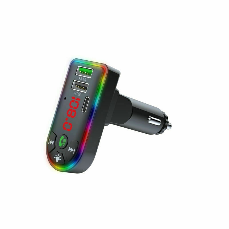 Bluetooth 5.0 FM-zender met 3.1A Snellader 2 Bluetooth 5.0 FM-zender met 3.1A Snellader - Afbeelding 2