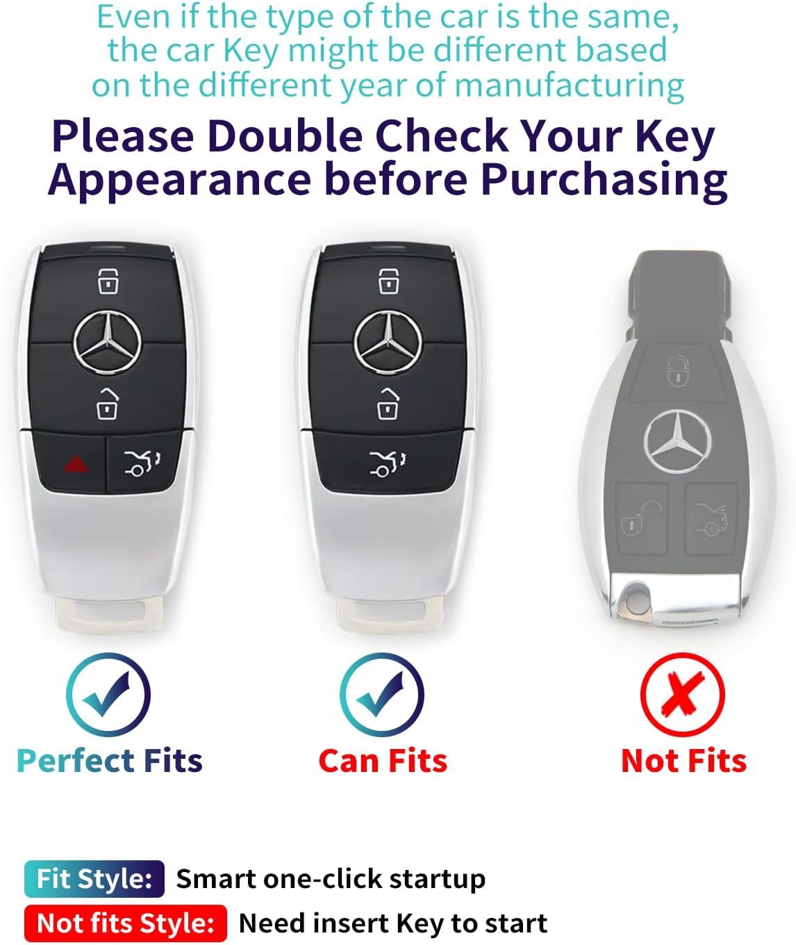 Roze Sleutelhoes voor Mercedes-Benz 4 Roze Sleutelhoes voor Mercedes-Benz - Afbeelding 4